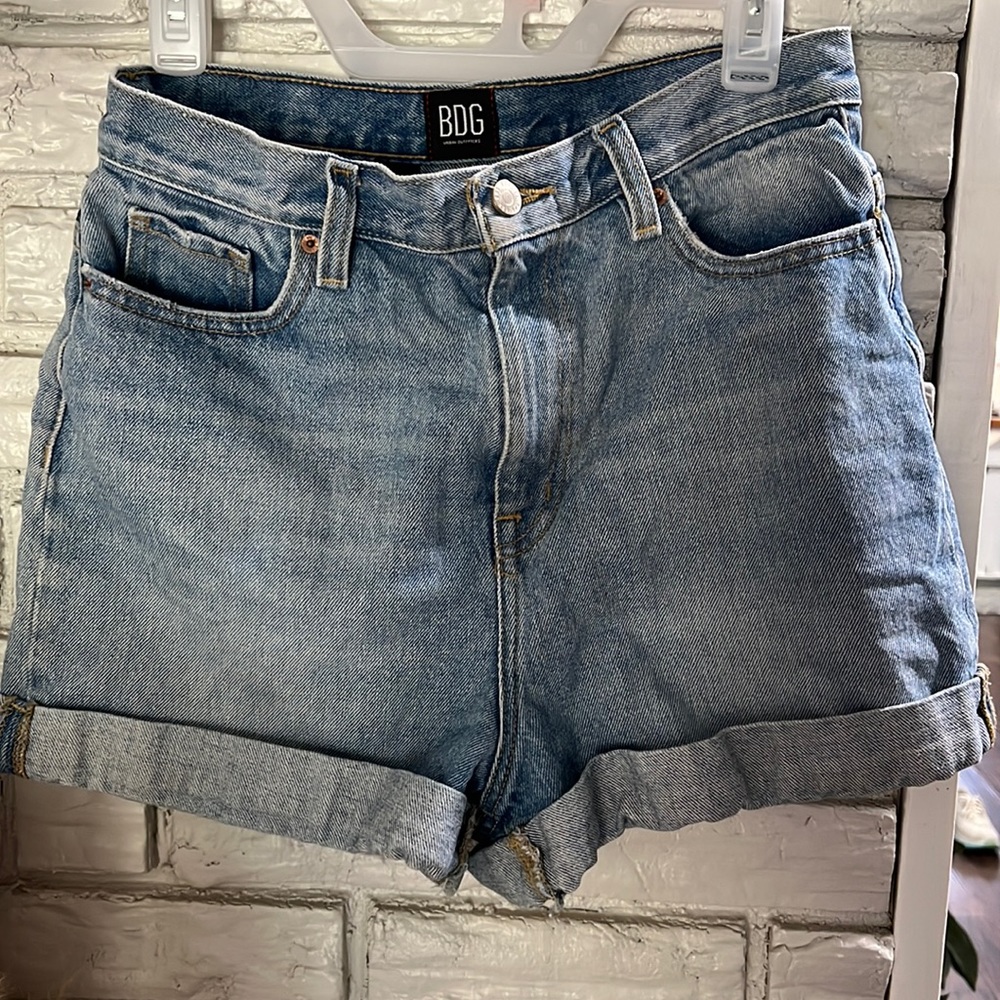 BDG urban outfitters high waisted denim jean shorts